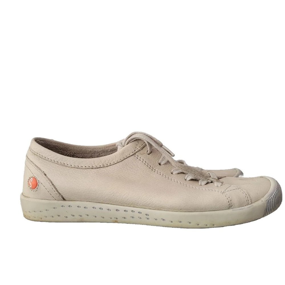 Softinos By Fly London Isla Sneakers Tan Womens EU 37 US 6.5-7